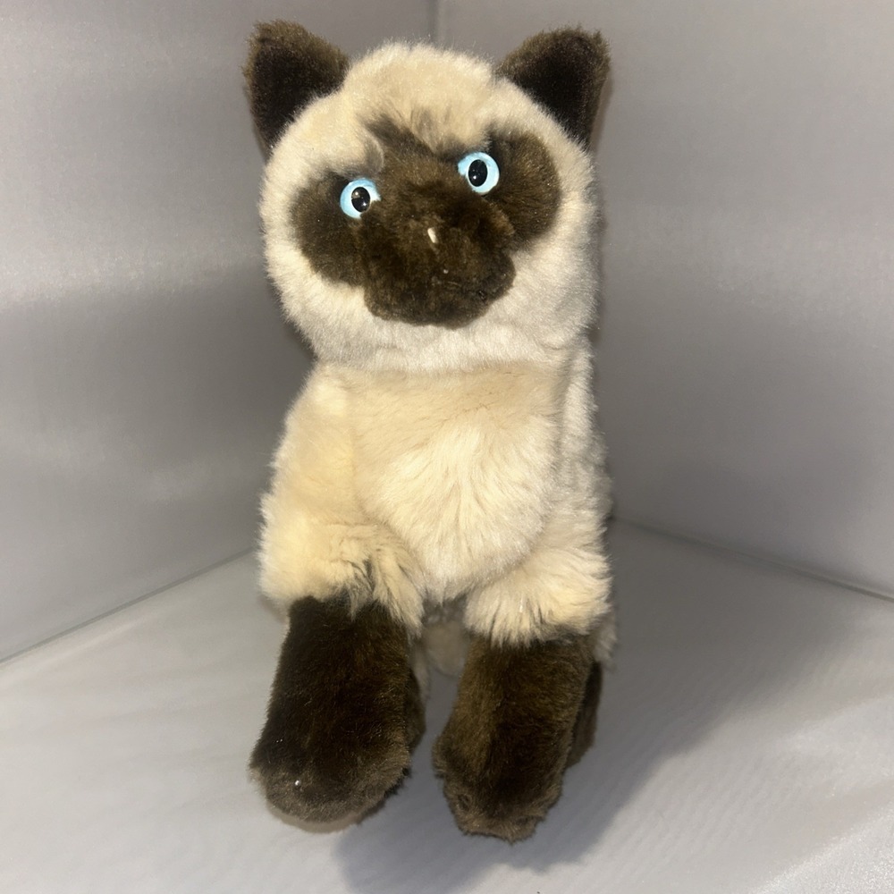 Webkinz Signature Siamese Cat Realistic Animal Plush Toy Retired **NO CODE**